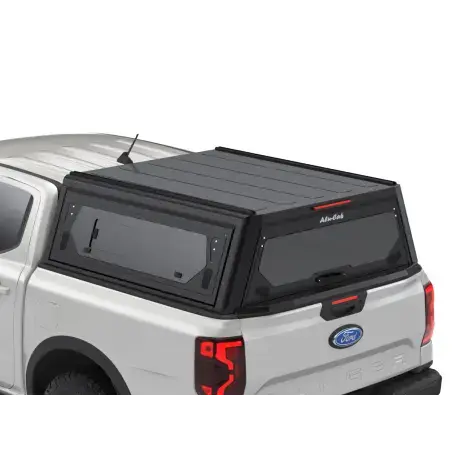 Hardtop Contour noir lisse avec fenêtre latérale Ford Ranger 2023+ Alu-Cab